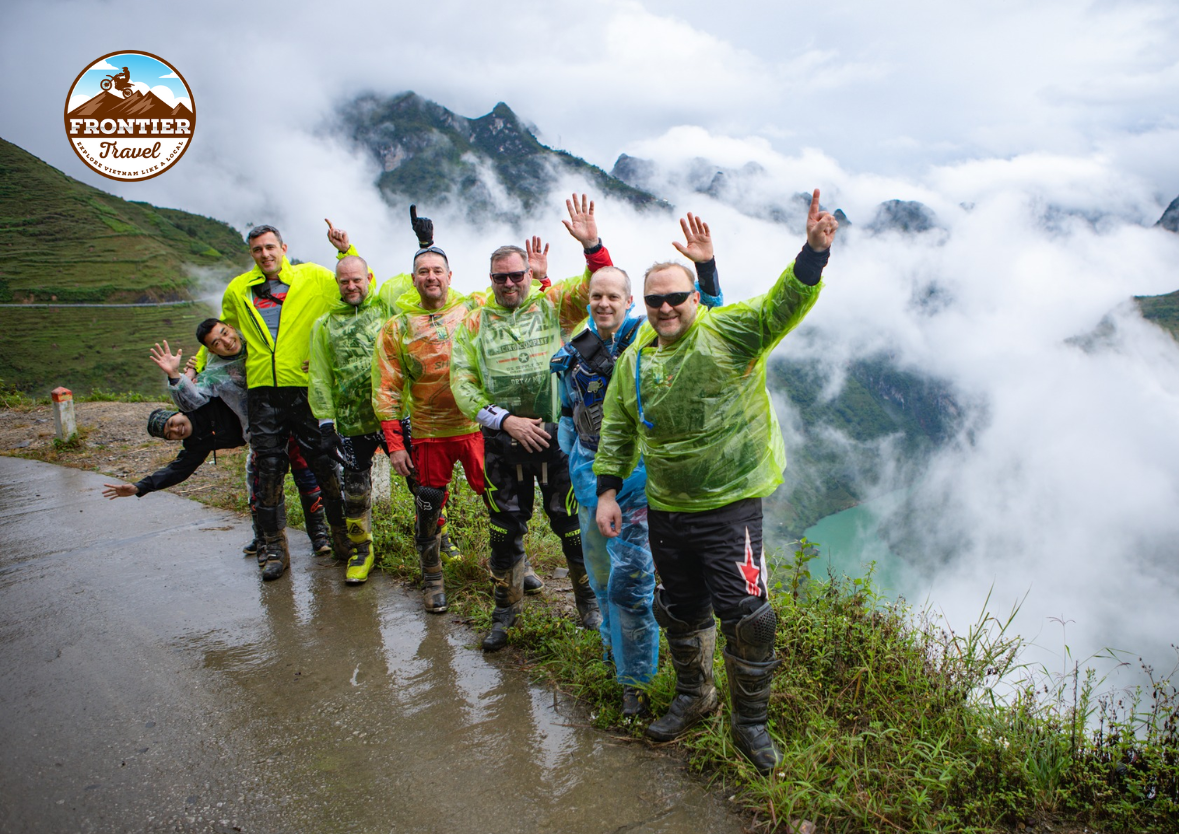 Scenic off-road landscape in remote regions of Vietnam